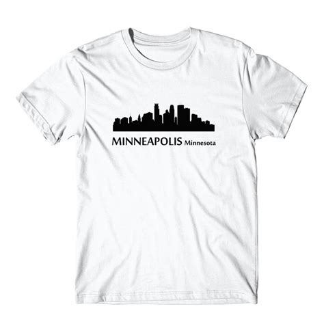 Minneapolis Minnesota Downtown Skyline T Shirt T Shirts Tank Tops
