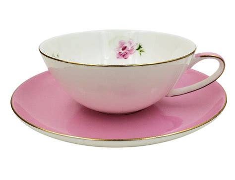 Amazon Com Jsaron Multicolour Flower Porcelain Teacup With Saucer