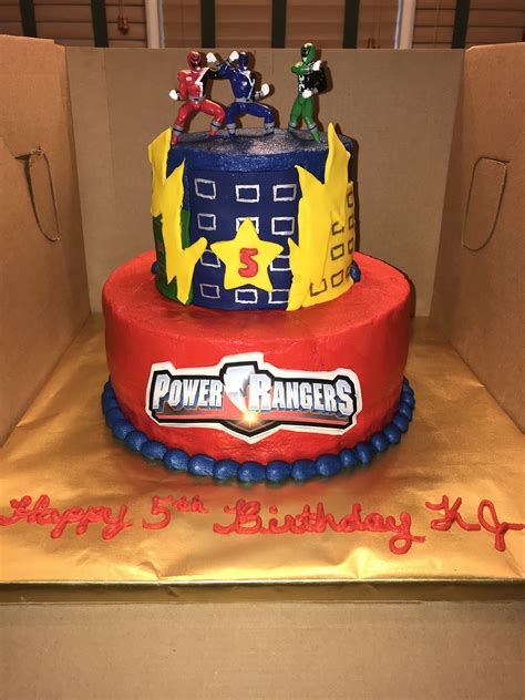 Whether you prefer some traditional sweet. Power Rangers / 5th birthday cake | 5th birthday cake
