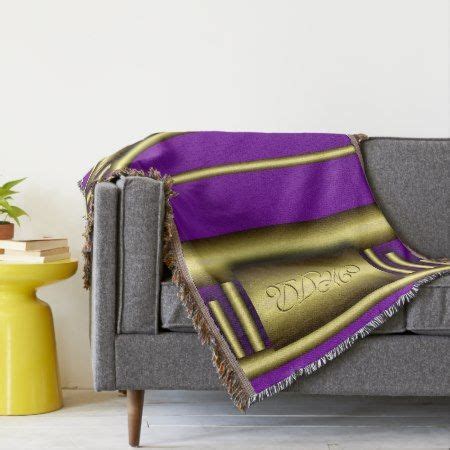 Check out our monogram throw blanket selection for the very best in unique or custom, handmade pieces from our blankets & throws shops. Art deco monogram on gold and royal purple throw blanket ...
