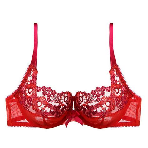 Gossard Amour Non Padded Balconette Bra Red Lace Lingerie Red Lace Bra Red Bra Pretty
