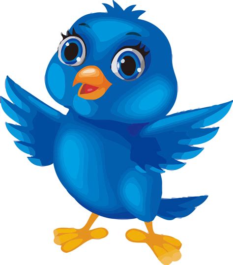 Blue Bird Image Cartoon Clipart Png Clipartly Com Baby Bird Clipart
