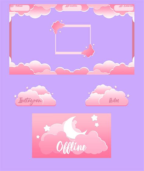 Mmicch I Will Create A Cute Custom Overlay For Your Stream On Twitch