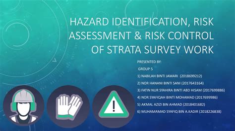 Hazard Identification Risk Assessment And Risk Control HIRARC Of