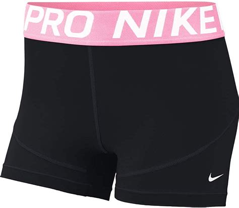 Nike Womens Pro 3 Training Short Blackpink Risewhite