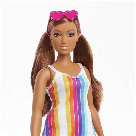 Buy Barbie Loves The Ocean Beach Themed Doll 11 5 Inch Curvy Brunette Made From Recycled
