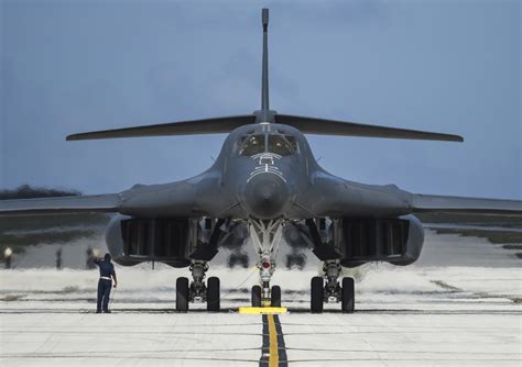 B 1bs From 9th Ebs Arrived In Guam To Support Continuous Bomber