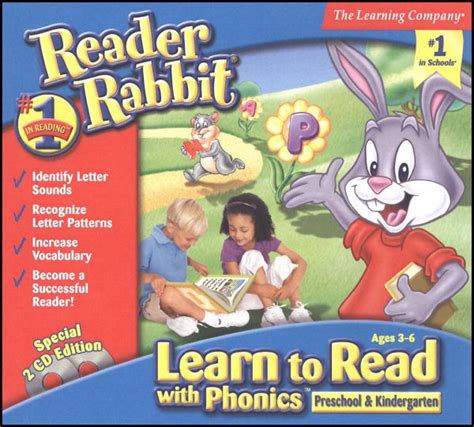 Reader Rabbit Learn To Read Phonics Pre Kin Cd Roms The Learning