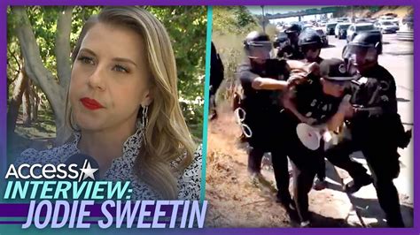 Jodie Sweetin Says We Were Being Calm Before Getting Shoved By Lapd