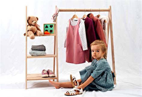 Montessori Wardrobe Toddler Kids Clothing Rack Dress Up Etsy