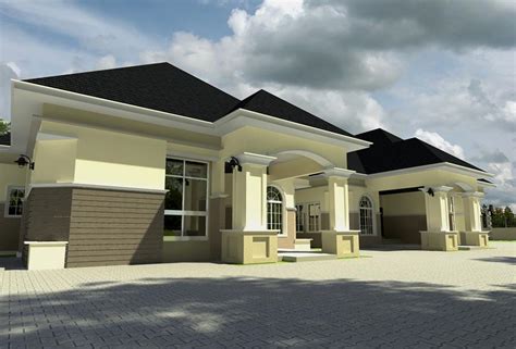 Floor Plan Bedroom Bungalow House Plans In Nigeria Elegant