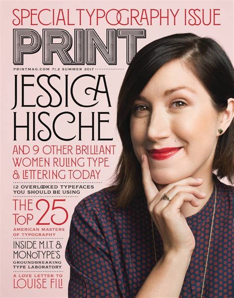 Print Magazine Special Typography Issue 2017 Fonts In Use