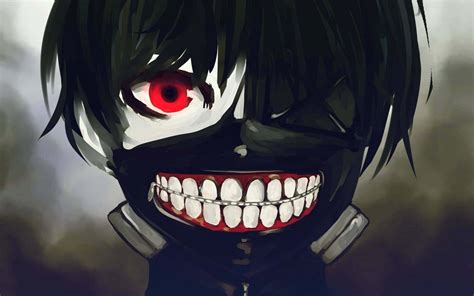 Download Black Haired Kaneki Scary Anime Wallpaper