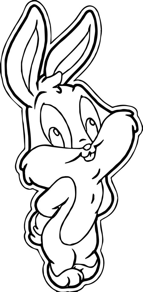 Baby Bugs Bunny Coloring Pages At Free Printable