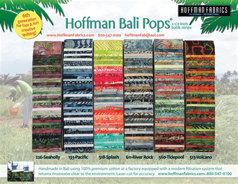 Behold G Hoffman Bali Pops They Come In New Exciting Color Palettes Seaholly Pacific