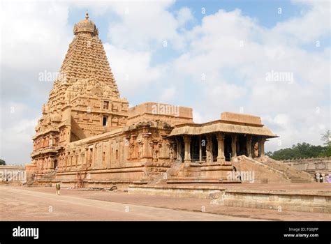 Gopuram Brihadeshwara Temple Thanjavur Tamil Hi Res Stock Photography