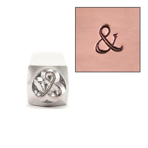 Impressart Fancy Ampersand Metal Design Stamp 6mm In 2022 Jewelry