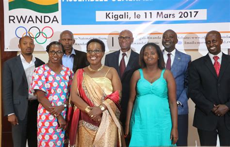 Rwanda National Olympic and Sports Committee members elected the New Executive Committee 2017 