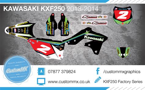 Factory Series Kawasaki Kx Kxf Graphics Kit Custom Mx The Home Of