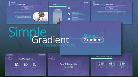 Simple Gradient Powerpoint Design