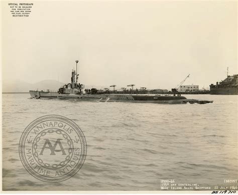 Uss Sea Cat Ss 399 Submarine Annapolis Maritime Antiques