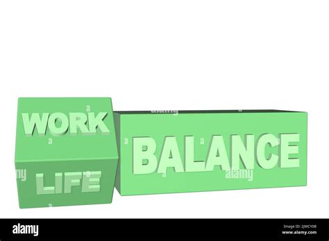 work life balance concept work play balance illustration career