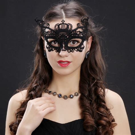 2021 Black Sexy Lace Masquerade Mask For Carnival Halloween Masquerade