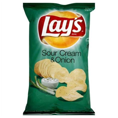 Lays Sour Cream And Onion Potato Chips 105 Oz Kroger