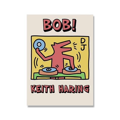 Keith Art Figur Wall Pictur Posters And Prints Pisa Haring Heart