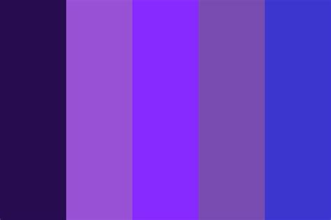 Near Indigo Color Palette Blue Color Schemes Indigo Colour Color
