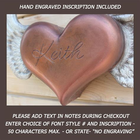Flying Heart Cremation Urn Sculpture The Grief Toolbox