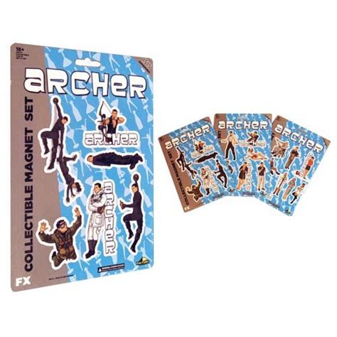 Archer Collectible Magnet Set Magnet Set Archer Sterling Archer