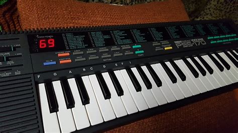 Vintage Yamaha Pss 170 Keyboard Synth Portasound Small Size Reverb