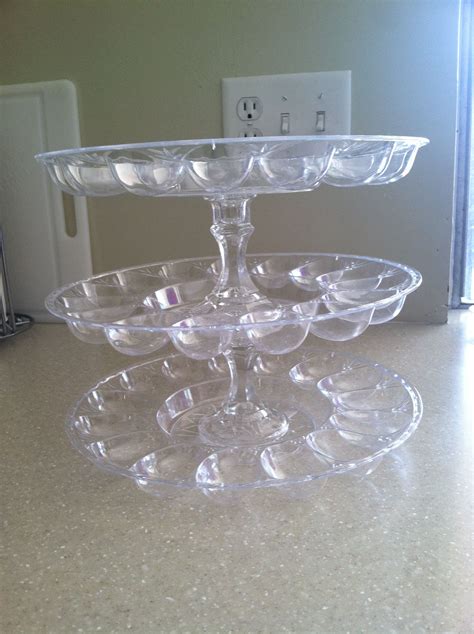 5 Deviled Eggs Tray 2 Candle Holders 3 Egg Trays From