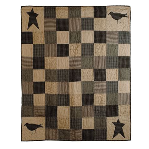 Kettle Grove Patchwork Quilted Throw Star Quilt Throw Quilt