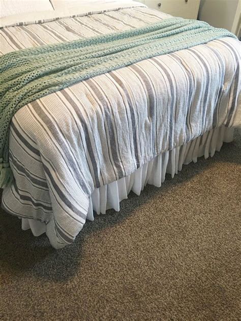 Bed skirts come in a variety of styles and can be bought or made. Easy DIY Bedskirt for Adjustable Base Bed in 2020 ...