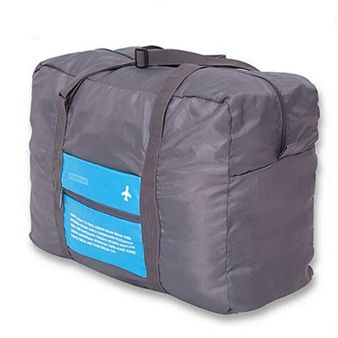 Hmunii Waterproof Travel Large Capacity Bag Women Nylon Folding Bag Unisex Luggage Travel