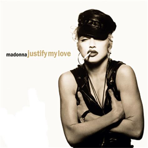 Madonna Justify My Love Single From The Immaculate Collection Greatest Hits Album Released