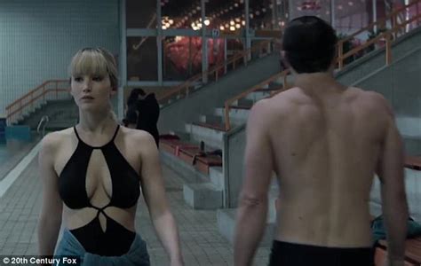 Jennifer Lawrence Dons Swimsuit In Red Sparrows Trailer Daily Mail Online