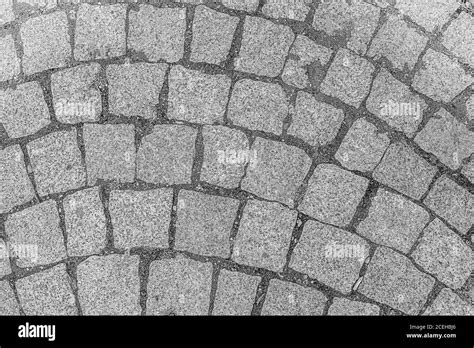 Texture Of Stone Pavement Tiles Cobblestones Bricks Background Stock