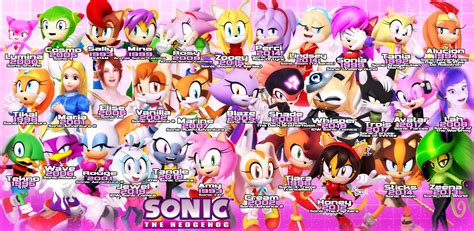 Female Cast Of Sonic 2020 By Nibroc Rock On Deviantart