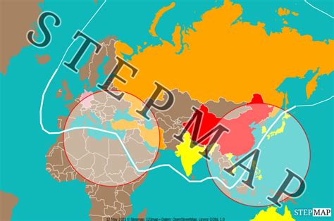 Stepmap Us Eurasia Landkarte Für Welt