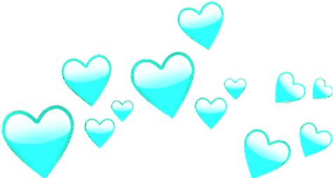 Blue Heart Crown Heartcrown Bynisha Sticker Decoration Stitch Picsart