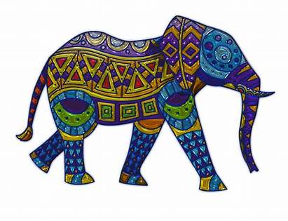 Glass Elephant African Factory Elefant Metallizer Kunst
