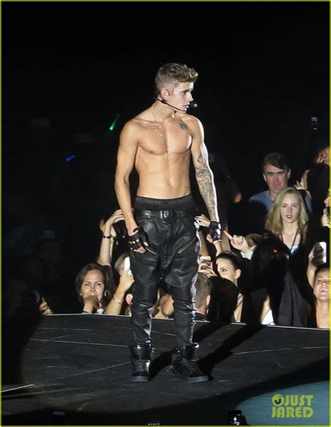Justin Bieber Strips Down Shirtless For Believe Brisbane Concert Photo 3001224 Justin