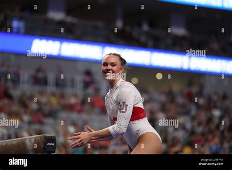 Fort Worth Texas Usa Th Apr University Of Utah Junior Maile O Keefe Celebrates Her