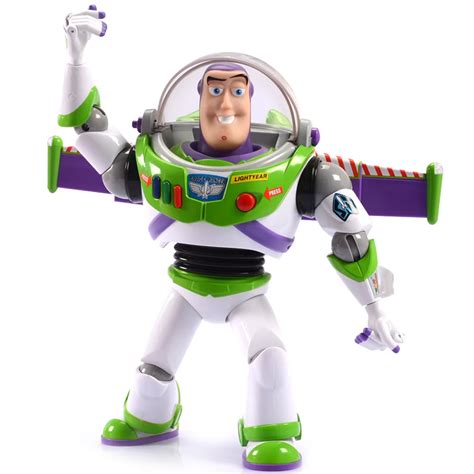 Buzz Lightyear Figure Toy Story 5 Anime Lights Voices Speak English Joint Movable With Wings