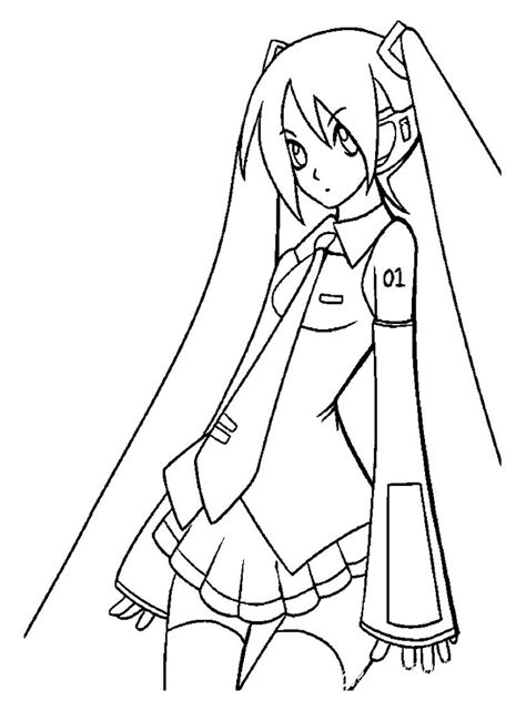 Anime Coloring For Kids Coloring Pages