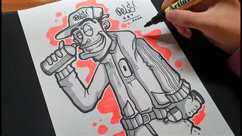 Como Dibujar Un Graffiti Character How To Draw A Graffiti Character