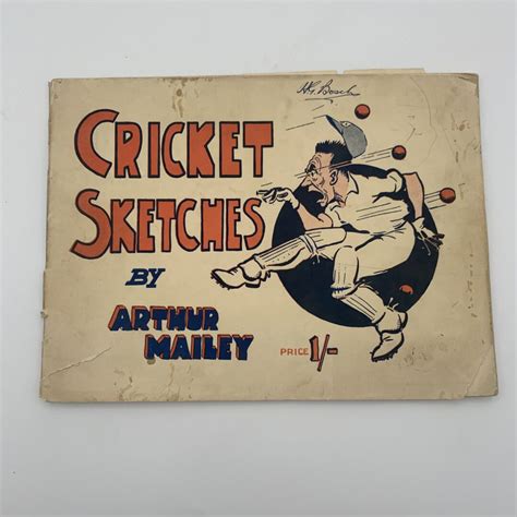 Cricket Sketches By Arthur Mailey Romantiques